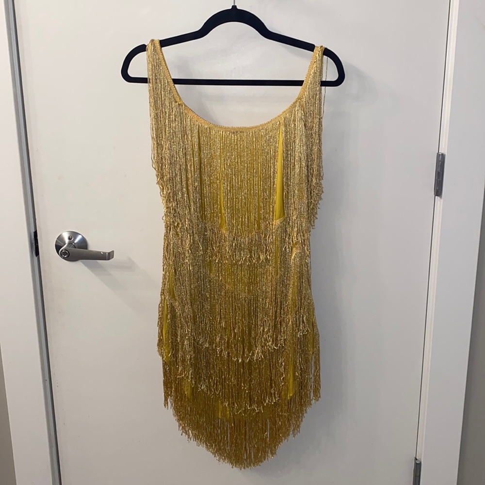 Gold Fearless/Speak Now Inspired Eras Tour Dress